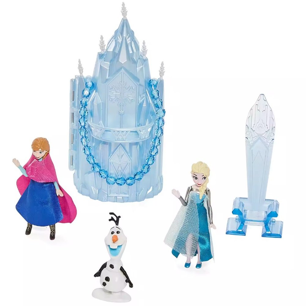 Disney Collection | 5 pcs Frozen Mini Castle Playset | Anna | Elsa | Olaf